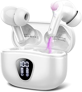 Wireless Earbuds Bluetooth 5.4, IP7 Waterproof, 48H Playtime