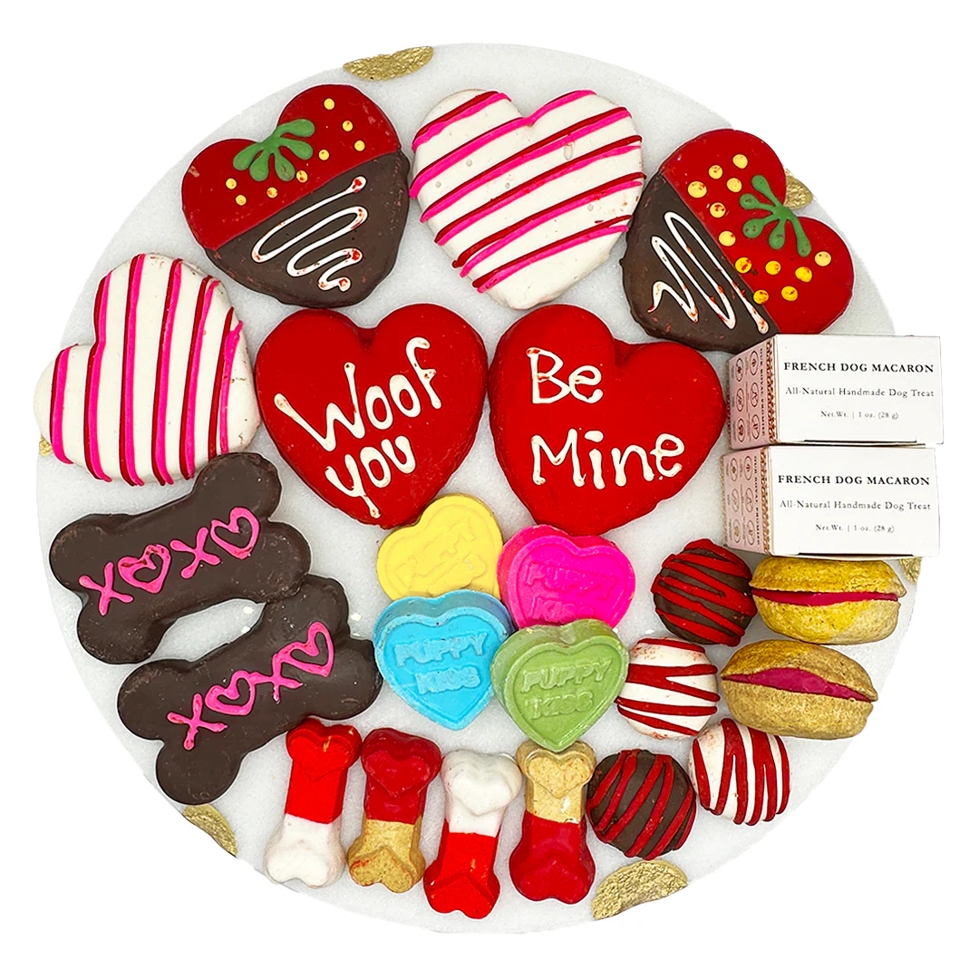 Bonne et Filou Coffret à Friandises Thème Love My Dog — Jouets pour chiens