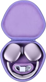 Étui de transport rigide pour Apple AirPods Max – Lilas — Écouteurs sans fil