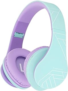 PowerLocus Kids Over-Ear Wireless Headphones with Microphone — Wireless Earbuds