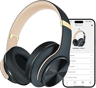 Casque Bluetooth DOQAUS Supra-auriculaire, 90H Autonomie — Écouteurs sans fil