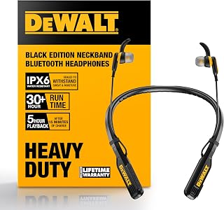 Casque DEWALT Magnetic Bluetooth Neckband sans fil